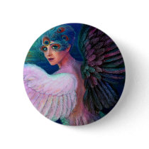 Peacock Lady's Wings of Duality Pin