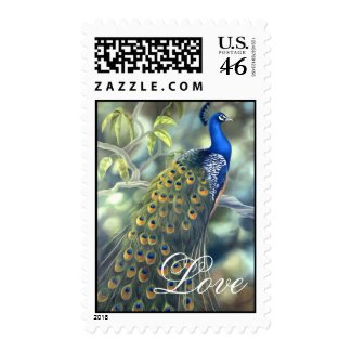 Peacock Love Stamp