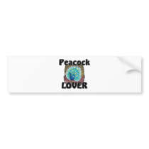 Peacock Lover bumper stickers by AnimalShirts Peacock Lover bumper stickers