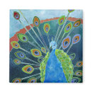 Peacock Magnet magnet