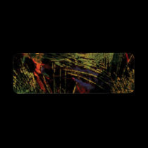 Peacock Marble Address Labels labels
