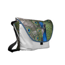 Peacock Messenger Bag
