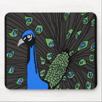 Peacock mousepads