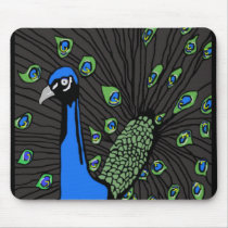 Peacock mousepads by sandsdesigns Peacock mousepads