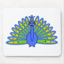 Peacock mousepads