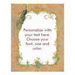 Peacock n Paisley Ornate Art Print Cards Invitation
