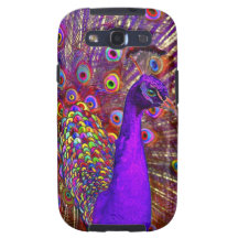 Peacock of a million colors samsung galaxy SIII cover