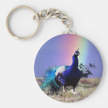 Peacock of joy key chain