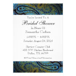Peacock Paisley Indian Wedding Invitations