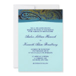peacock, wedding, invitations, paisley,