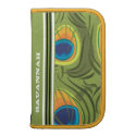 Peacock Pattern Rickshaw Folio Planner rickshawfolio