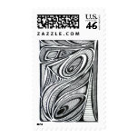 Peacock Postage Stamp