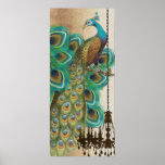 Peacock Roaring 20's Wedding Poster