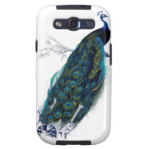 Peacock Samsung Phone Case Galaxy S3 Cover