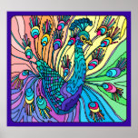 Peacock Shows Its Feathers: Poster