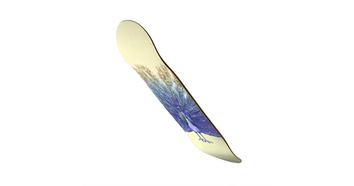 Peacock Skateboard Deck Zazzle