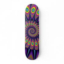 Peacock Skateboards by FractalGifts Peacock Skateboards
