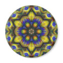 Peacock Star Magnet