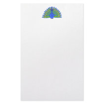 Peacock stationery by CroughsCorners Peacock stationery