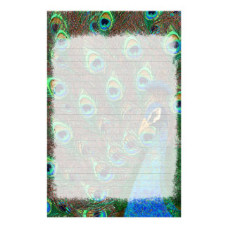 Peacock Stationery | Zazzle