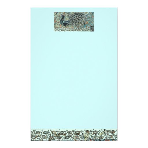 Peacock Stationery | Zazzle