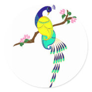 Peacock Sticker sticker