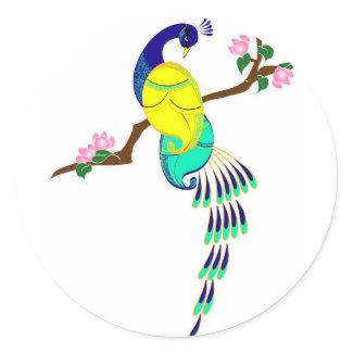 Peacock Sticker sticker
