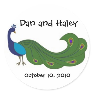 Peacock Sticker