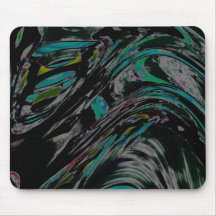 Peacock Swirl Mousepad