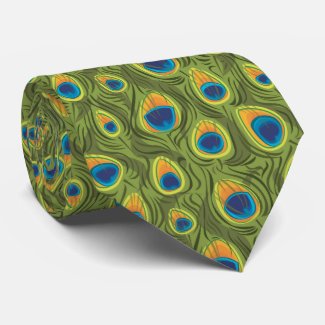 Peacock Tie For Weddings and Special Occasions tie