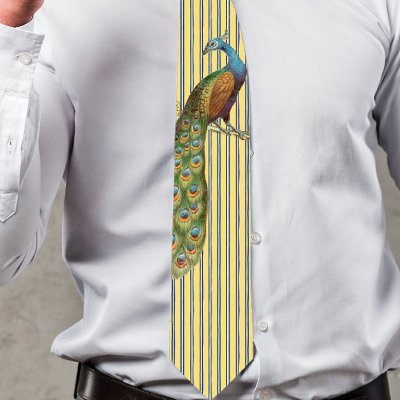 Peacock Tie For Weddings and Special Occasions