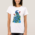 peacock t-shirts by luckystella peacock t-shirts