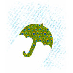 Peacock Umbrella Bridal Shower T-shirts