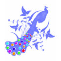 Peacock Vintage Design t-shirts