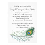 Peacock Wedding Invitation