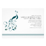 Peacock Wedding Invitation