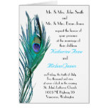 Peacock Wedding Invitation Cards