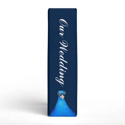 Peacock Wedding Photo Album/Guest Book Binder