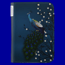 Peacock with Japanese blossom caseable cases