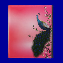 Peacock with Japanese blossom caseable cases