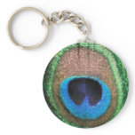 Peacock with Stained Glass Effect Keychains