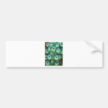 Peacocks and Feathers Bumper Stickers