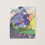 Peacocks at Sunset Puzzle puzzles