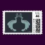 PEACOCKS FLOURISH Postage Stamp