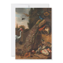 Peacocks invitations