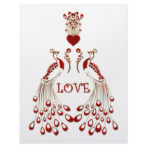 Peacocks Love letterhead by ottster35 Peacocks Love letterhead
