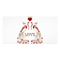 Peacocks Love photo cards by ottster35 Peacocks Love photo cards