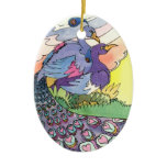 Peacocks ornaments