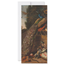 Peacocks rack cards