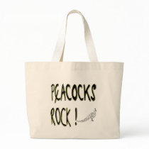 Peacocks Rock! Tote Bag by TShirtDotCom Peacocks Rock! Tote Bag